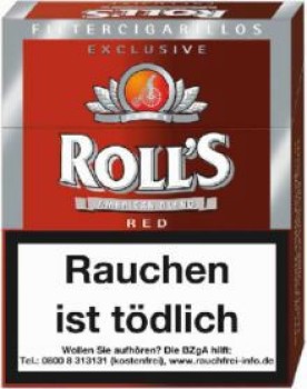 Rolls Exclusiv Red Naturdeckblatt Eco-Zigarillos